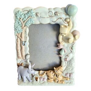 Vintage Lenox "Pooh’s Picture of Friendship" Winnie the Pooh Frame 3D Porcelain